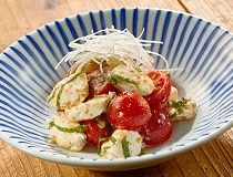 トマトとクリームチーズのナムル