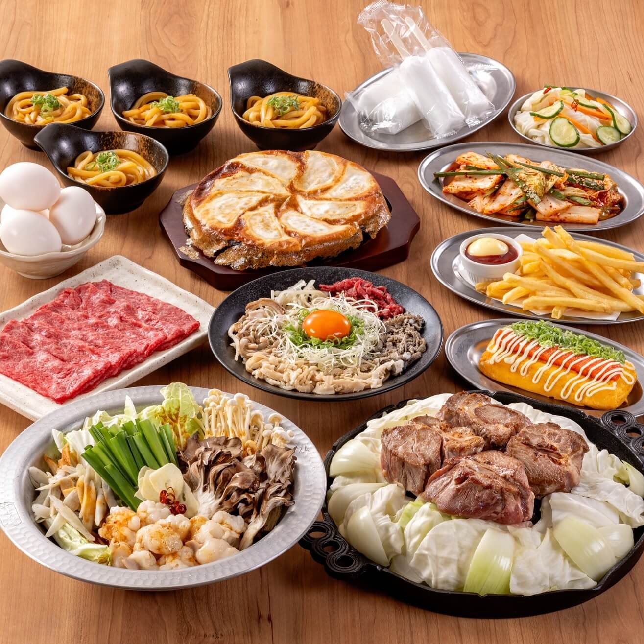 大とろホルモンすき焼き＆ジンギスカンコース 5,500円 5,500円