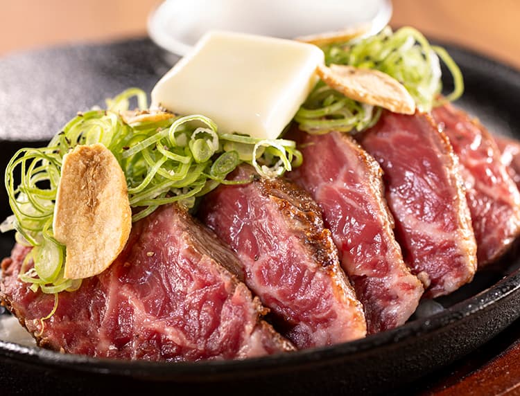 牛サガリ鉄板バターステーキ