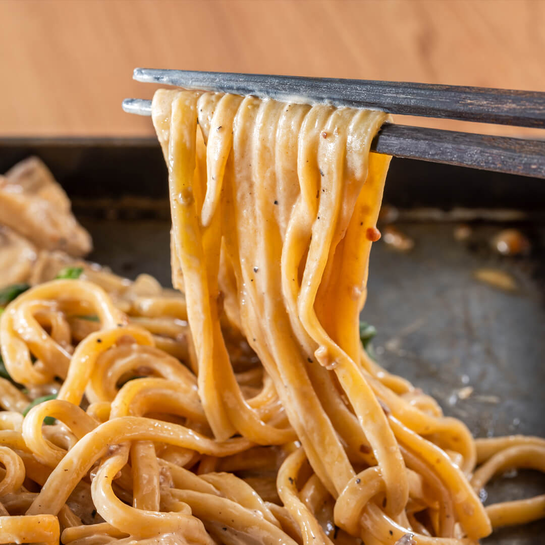 きのこクリームパスタ